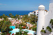 Recreation area with swimming pools and beach of luxury hotel, T