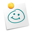 Notizzettel Smiley