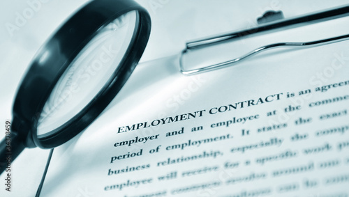Foto: Employment contract Employment contract