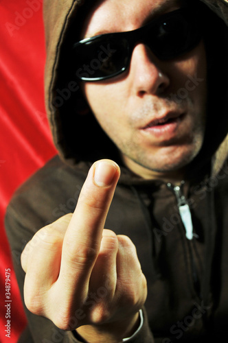 Photo: Fuck you sign Fuck you sign