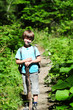 Wandersmann mit Stock