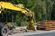 Bagger für Gleisbau-Arbeiten