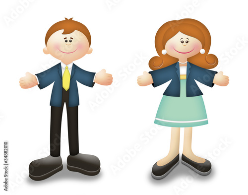 Illustration: Career People Career People
