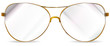 glasses isolated on white background