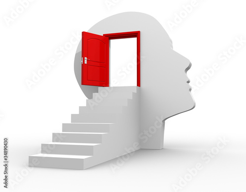 Illustration: Human head Human head