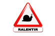 Signalisation ralentir