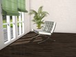 3d Rendering Zimmer / Raum - traumhafter Ausblick
