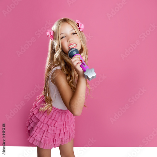 Photo: children little star singer like fashion doll with mic children little star singer like fashion doll with mic