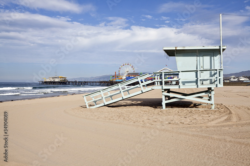 Photo: Santa Monica Beach and Pier Santa Monica Beach and Pier