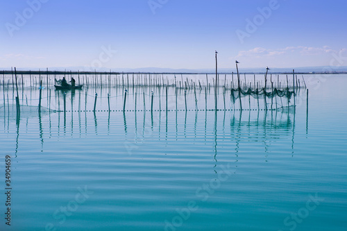 Photo: Albufera Valencia lake wetlands mediterranean Albufera Valencia lake wetlands mediterranean
