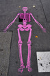 Pink skeleton