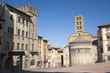 Medieval square in Arezzo (Tuscany, Italy) Medieval square in Arezzo (Tuscany, Italy)