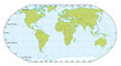 World map with coordinates. Actual version included South Sudan. World map with coordinates. Actual version included South Sudan.