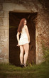 girl in a doorway girl in a doorway