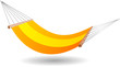 Vector illustration of a hammock