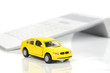 Toy car and calculator Toy car and calculator