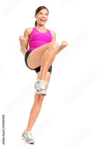 Photo: Aerobics fitness woman Aerobics fitness woman