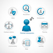 Vector: human ressources human ressources