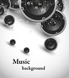 abstract Vector speakers music design