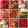Collage christmas cakes Collage christmas cakes
