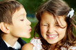 Wedding kiss