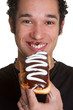 Photo: Man Eating Donut Man Eating Donut
