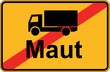 Vector: Gegen die LKW-Maut Gegen die LKW-Maut
