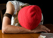 teen boy in stupor after shooting heroin