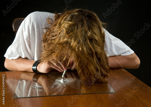 Photo: teen boy snorting cocaine teen boy snorting cocaine