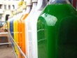 Colored bottels