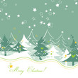 Retro Christmas night