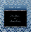 THANK YOU frame with sample text
