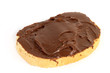 Bread with chocolate cream