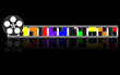 Vector: colorful filmstrip; vector colorful filmstrip; vector