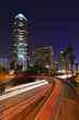 Timelapse Image of Los Angeles freeways at sunset