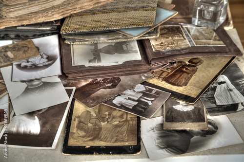 Photo: Old photos and albums in sepia and b&w. Old photos and albums in sepia and b&w.
