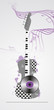 Vector: grunge musical background grunge musical background