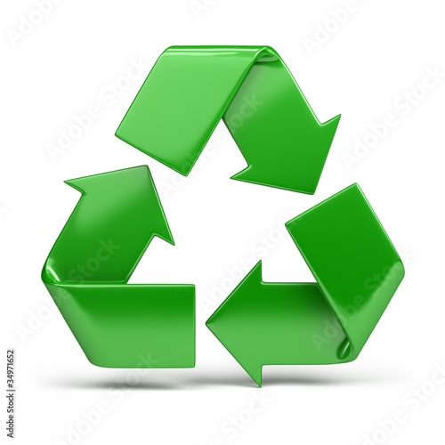 Illustration: recycling symbol recycling symbol