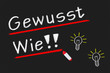 Gewusst wie  #110829-001