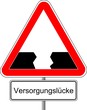 Achtung Versorgungslücke