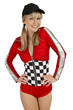 Blondes Gridgirl.