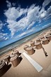 Plage de cabourg en normandie