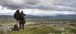 Wanderer in Norwegen (Dovrefjell Nationalpark) Wanderer in Norwegen (Dovrefjell Nationalpark)