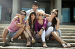 Group of friends on vacation