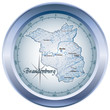 Brandenburg Kompass blau in SVG