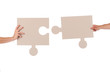 Puzzle isoliert