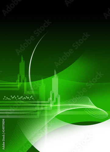 Ilustração: Advertising cover template Advertising cover template