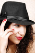 Woman in hat