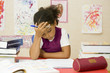L'enfant et les devoirs d'école