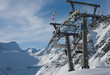 Props ski lifts. The resort of Solden. Austria